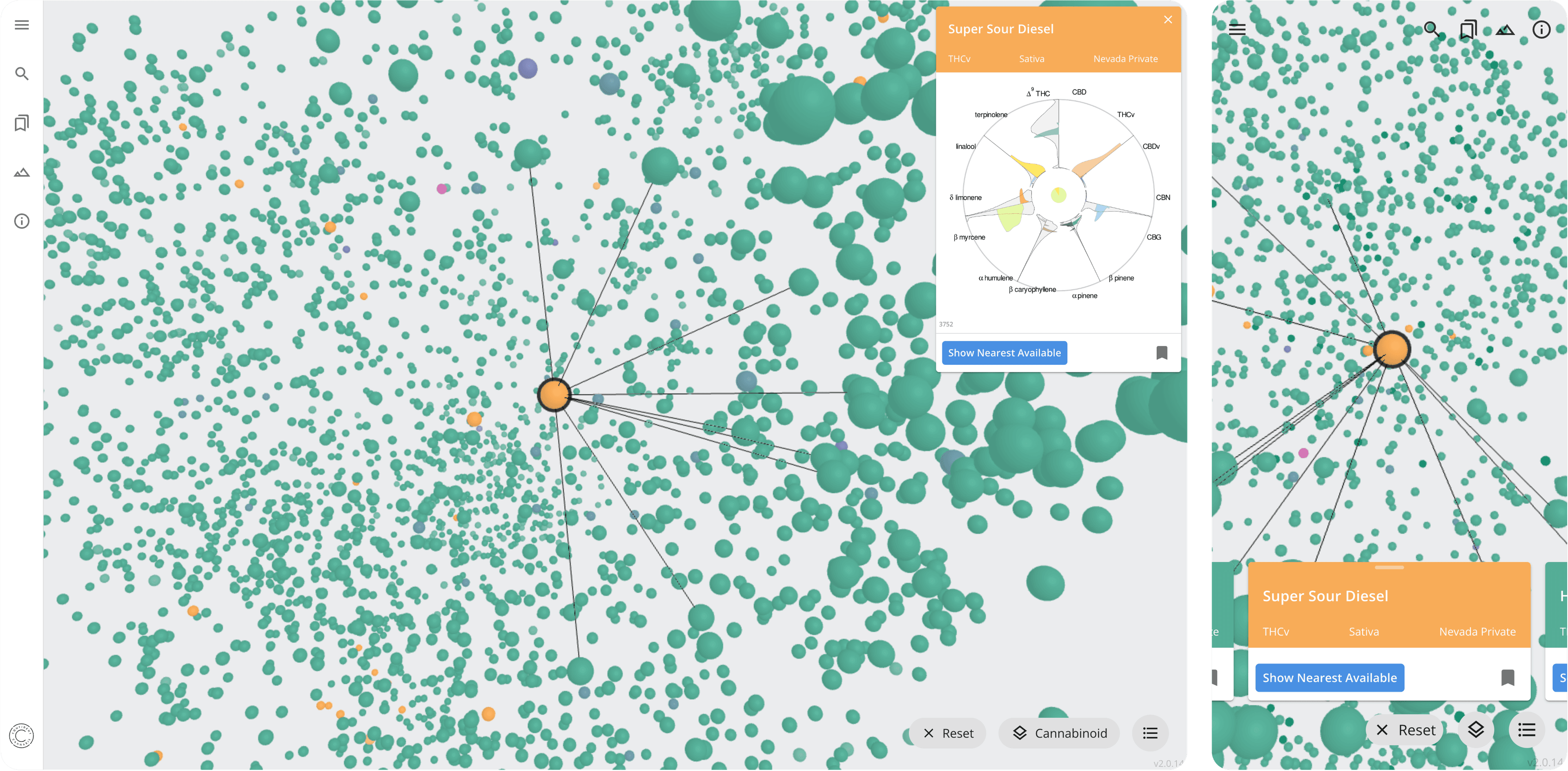 Connect web-app desktop and mobile views